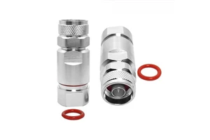 Premium RF Coaxial Connector N Male Plug Clamp Straight Connector for 1/2" LDF4 Corrugated Rf Coaxial Cable