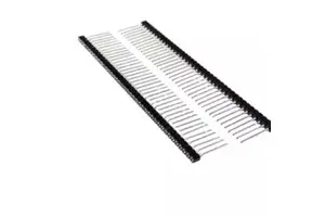 17.8 Female Header Machined square Leads Strap 1x40 Position 40 Pin Single Row IC Socket Wire Wrap 17.78mm Length Grid 2.54mm