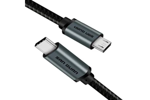 Factory Directly C To Micro Usb Cable 1M 2M Type C To V8 Usb Charging Cable For Mini Fans For Laptop For PS4 Charging