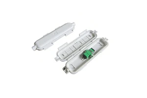 Fiber Optic Equipment Outdoor Drop Cable FTTH Fiber Optic Splice Box Cable Joint Fitting Kit for Mounting SC Adapters