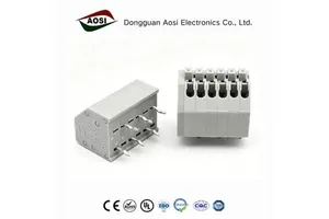 AOSI 2.5mm Spring Type Terminal Block For Automotive Use PCB DG250 2.5 Binding Post Wire Connecting PTSA0.5/X-2.5-Z Automotive
