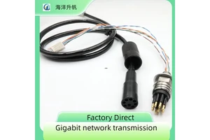 Ethernet 8-core Watertight Connector Compatible with Subconn for Deep-sea signal Transmission