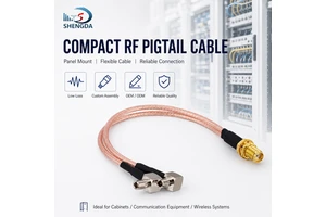 SMA Female To Dual TS9 Male Right Angle Connector Coaxial Pigtail Cable 6 Inch 15cm Compatible With 4G LTE Mobile Hotspot