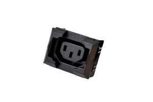 New Arrival 15A 250V IEC 320 C13 Snap In Panel Mount Female Connector Locking Socket For PDU Industrial Receptacle