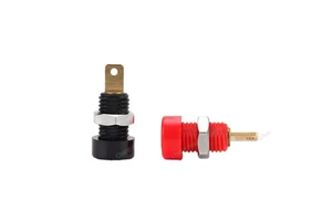 4mm Banana Connectors Banana Plug 4mm Adaptateur Jack Banana Socket Pure Copper Panel Socket