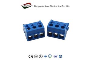 AOSI Screw Terminal Block DG332K 5.0mm 10A 22-14AWG Connector PCB Screw Terminal Block