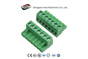 AOSI 5.08mm Pluggable Terminal Connector FPC2.5-XX-508-00 PA66 300V AOSI BLZP5.0HC/180 5ESDV Listwa Zaciskowa