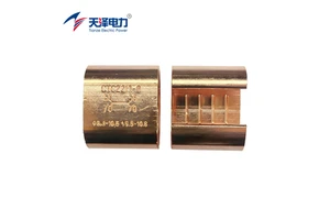 CTC Pure Copper C Type Conductor Connector Clamp Earthing Cable Lug Connectors Earth Terminal Connector