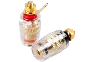 4mm Banana Plug Socket Connector Binding Post for Amplifier Speaker Terminal In-Wall Plate