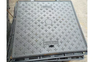 D400 Urban Municipal Main Roads Highways Expressways Asphalt Black Noiseless Cast Iron Manhole Covers for Sale