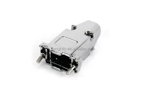 D-SUB 9Pin Metal Zinc Alloy Hood Smooth Type DB9 Case DB15 Connector for Cable