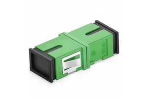 SC APC Simplex OS2 Single Mode Fiber Optic Adapter/Coupler Without Flange