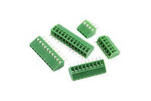 KF128 Screw-type PCB Green Terminal Block Connector, 2P 3 4 5 6p, Pitch 2.54mm
