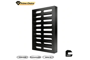Heavy-Duty Cast Iron Trench Drain Grate High-Flow Sewer Cover Eco-Friendly & Anti-Corrosion Ideal For Driveways Garages
