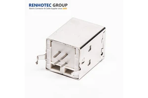 Vertical Type B 2.0 USB Port Jack Connector Female Gender for Machine