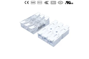 Lever-Type Push-in Quick Terminal for LED 3 in 3 Out Open Spring Wire Connector Screws Product Category 928-3 Terminal Blocks