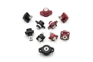 20A-500A M4-M12 Power Distribution Block Single Stud Feed Through Junction Block Terminal Connector For Battery RV Marine