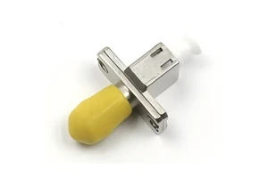 Convenient Connector Accessories Single-Mode Fiber Coupler Telecom-grade Optical Fiber to Metal Adapter with Flange Connector
