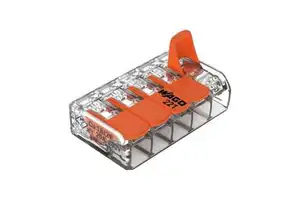 Original Brand Quick Connect Wagos Terminal Block Connector 450V 32A PA66 Material Power Distribution for 4mm Wire Model 221-415