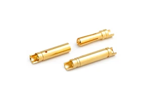 Amass 4mm Gold Plated Banana Plug Female Male Bullet Connector for RC Battery ESC Motor
