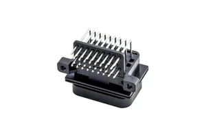 Jiefond 6437288-2 34-Pin Automotive Waterproof 6A Nylon Male/Female Connector Right-Angle Wire-to-Board Header With Locking Slot
