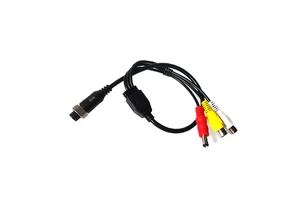 Aviation to RCA DVI Connector Coaxial Shielded Audio Video Cable PVC Jacket in Stock for Monitor