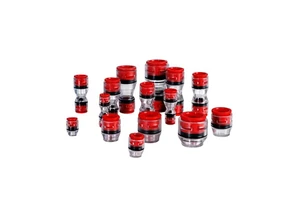 Factory Supply Newstyle Transparent Microduct Connector High Quality Plastic Material for Fiber Optic Cable Equipment