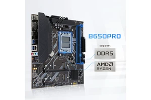 AMD Micro ATX B650 PRO BLACK Desktop Motherboard AMD B650 Chipset AM5 for 7000/8000 Series Processors DDR5 Double MAX 96GB M.2