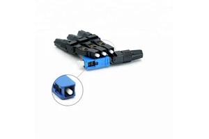 Simplex Sc Fiber Optic Fast Connector Sc Fast Connector Ftth Fiber Optic Adaptor Fast Connector