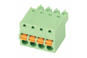 Wanjie Terminal Block / pluggable screwless terminal block Pluggable Spring terminal block connector 3.81mm