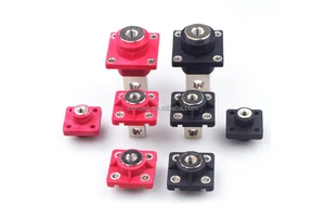 Copper Battery Terminals Connector Nylon Housing 50A/100A/150A/200A Screw Busbar Lug for AC DC Energy Storage Electric Systems