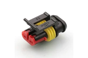 2 Pin Female Waterproof Plastic Cable Wiring Harness Car Electrical Housing Automotive Auto Wire Connector Plug 282080-1