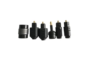 Toslink Audio Adapter with Optical Fiber Converter PMMA Core and PE/PVC Jacket Plug Connector Accessories
