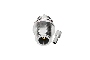 N Female Bulkhead Panel Mount Connector Compatible with RG316 RG174 LMR100 Coaxial Cable Assembly for RF Antenna GPS Drone
