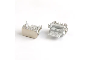 16Pin USB C Female Connector Right Angle Dip Type USB 3.1 C Female PCB Connector