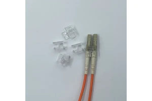 Transparent LC Duplex Fiber Optic Coupler Connector Latch For 5G Networks