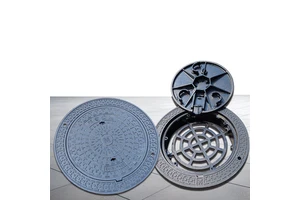 Long Service Life Fuel Tank Manhole Cover En124 Casting Production Line Bs En 124 Ductile Iron Manhole Cover