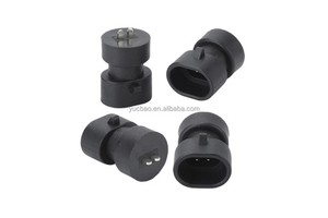 For 4L80E 2-Pin Speed Sensor Adapter Connector Sealed Male Automotive Copper Contact 12A Waterproof Model 12066016 Black