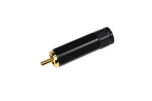 Custom AV Video Audio Cable Connector High End Metal Male Female Gold RCA Plug