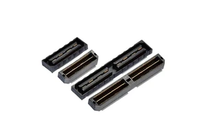 Board to Board Connector 0.5mm Pitch High Speed Male and Female Right Angle Connector , 60P120P180P Mezzanine Connectors