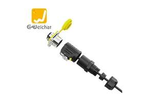 High Quality IP68 Waterproof RJ45 Connectors Cable Male Female Assembly Panel Ethernet PBT Housing Push Lock 1900 Mating Cycles