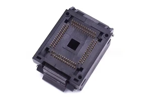 Original IC51-1124-1036-2 with Board Pitch 0.65MM IC Test Socket QFP112 Adapter for Chip Programming and Burn-in