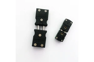 K-Type J-Type Thermocouple Temperature Measuring Plug Socket Customized Solid Pin Connector Set Male Female Plug
