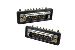 JBL D-Sub Connectors 9-Pin 78-Pin Brass Contact Plating -40~+105C Operating Temp