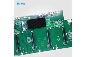MIWIN Custom 6 PCIe 4.0 X16 Slots Switch GPU Backplane 8 SFF8654 8i 6 Card PCIE 4.0 Switch GPU Expansion Board with PLX