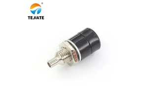 4mm Black Banana Binding Post and 6mm Banana Socket 312 Connectors for PCB Applications
