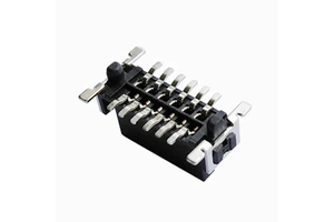 1.27mm Pitch Dual Row Header 2*6P+12P Female Btb Connector Board to Board & Mezzanine Pcb Receptacles with Location