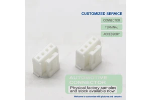 For Automotive Harnesses, Connector Plugs W/ Terminals, 4-hole Plastic Housing Crimp Terminal Headers.