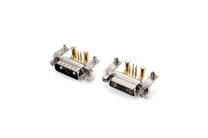 7W2 Right Angle Male for PCB,POWER D-SUB 7W2 Plug,High Quality 7W2 Connector,High Current D-SUB 7W2 Male DIP Connector