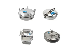 Factory Price Stainless Steel 304 316L tank Round Manhole square Manhole Cover Sanitary Manway Cover Manhole Cover